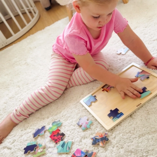 24 nummerierte Teile für leichtes Lernen