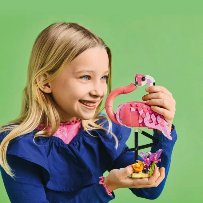Lego Creator 3-in-1 Wildtiere: Rosa Flamingo
