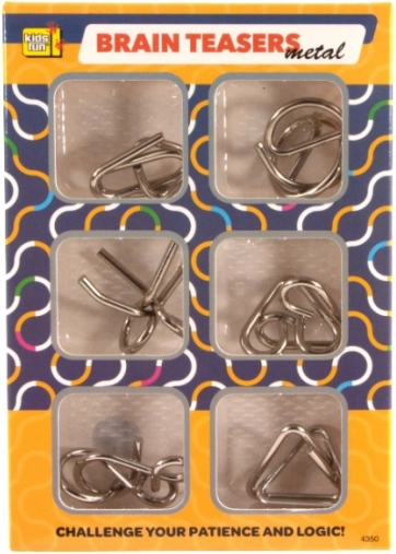 Satz von Metallpuzzles