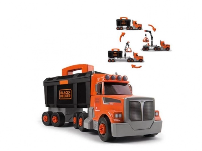 Smoby 3-in-1 LKW mit Black+Decker Werkzeugen