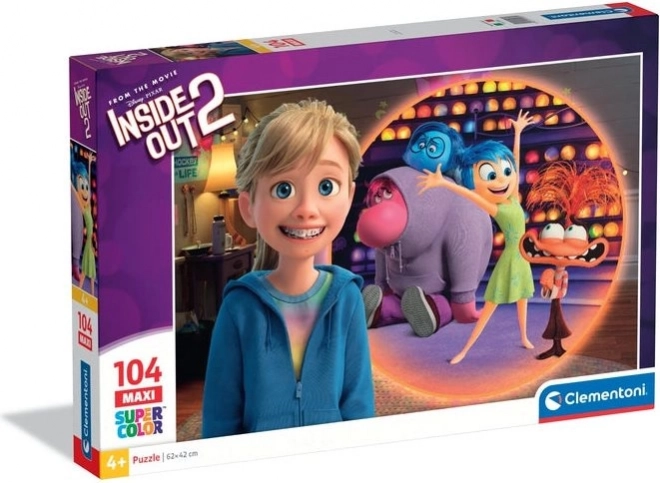 Clementoni Puzzle Alles steht Kopf: Riley Maxi 104 Teile
