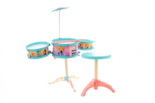 Tier-Drum-Set für Kinder