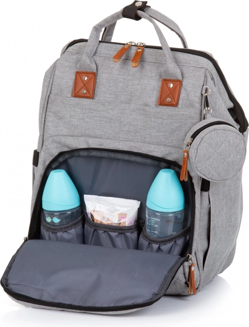 Praktischer Baby-Rucksack Ash Grey