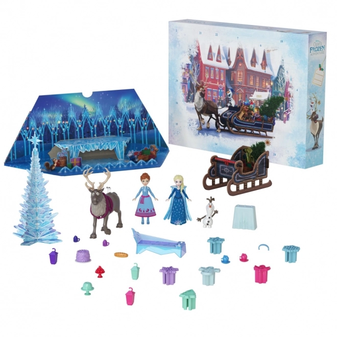 Frozen Adventskalender mit kleinen Puppen 2024