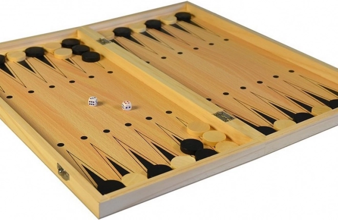 Schach-Set mit Schachbrett 44 x 44 cm