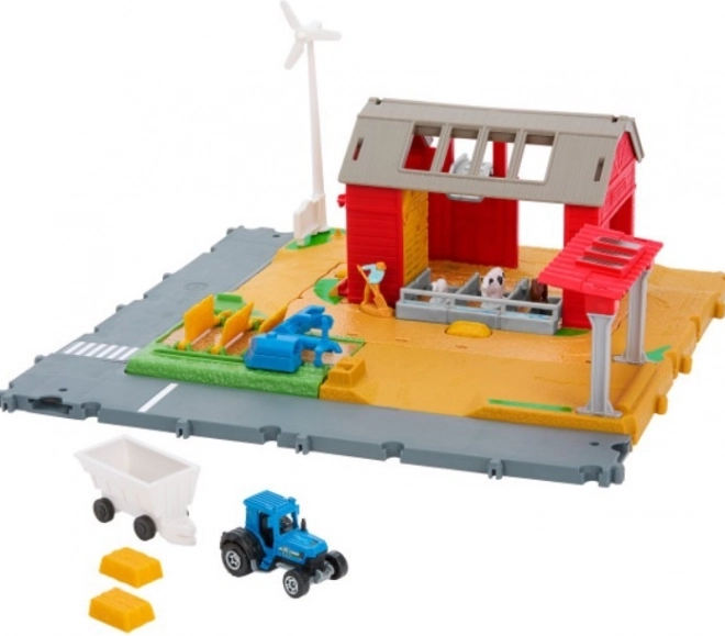 Matchbox Set Bauernhoftiere Traktor Sound