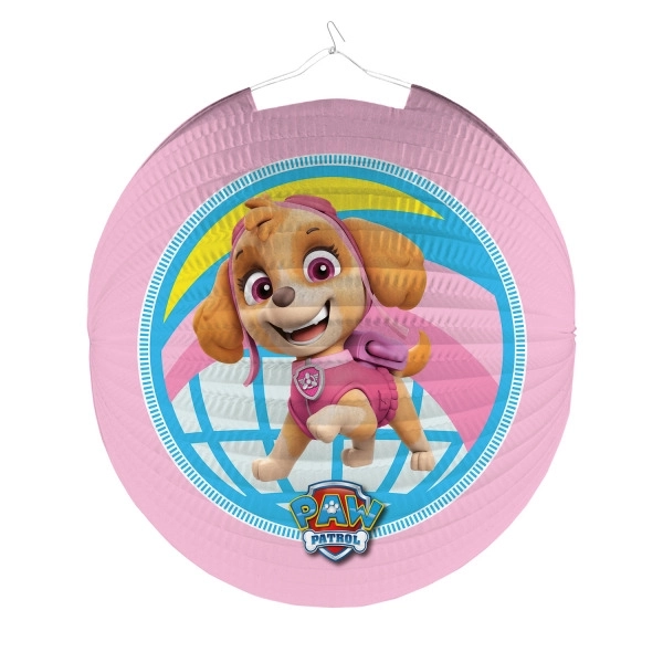 Runder Lampion Paw Patrol Mädchen