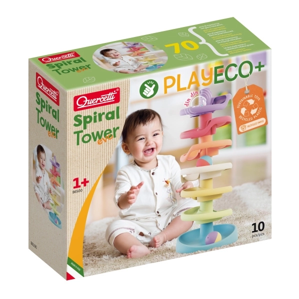 Quercetti Murmelbahn Spiral Tower Play Eco+