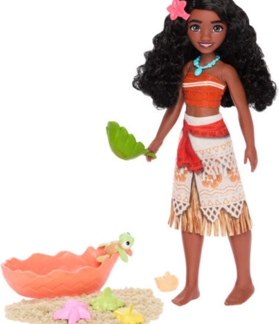 Disney Prinzessin Vaiana Puppe mit ozeanischen Freunden