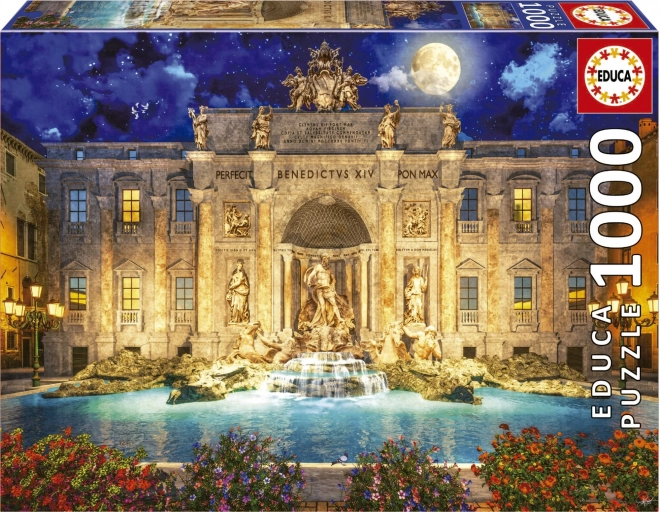 Educa Puzzle Fontana di Trevi, Rom 1000 Teile