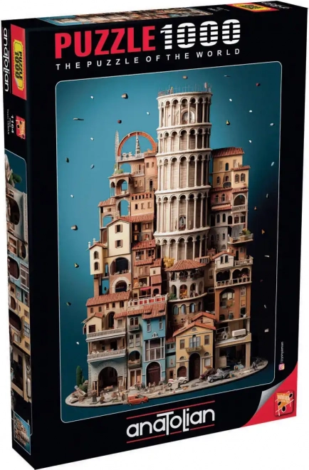 Anatolian Puzzle Schiefer Turm von Pisa 1000 Teile