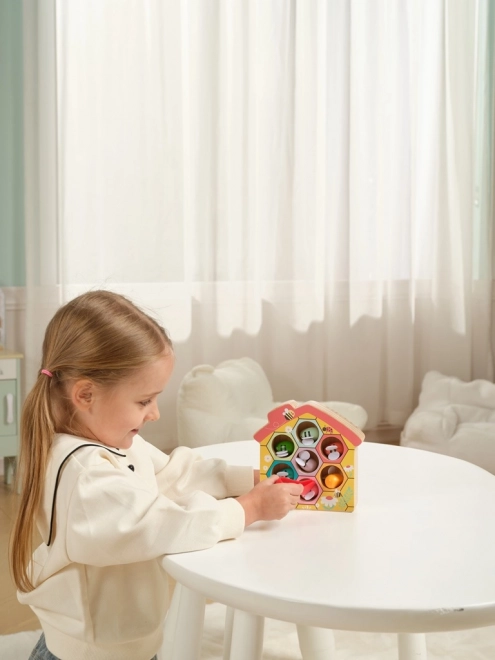 Holzspiel Bienenstock für Kinder
