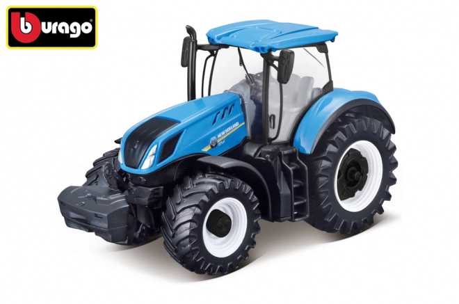 Blauer Farmtraktor New Holland im Maßstab 1:43