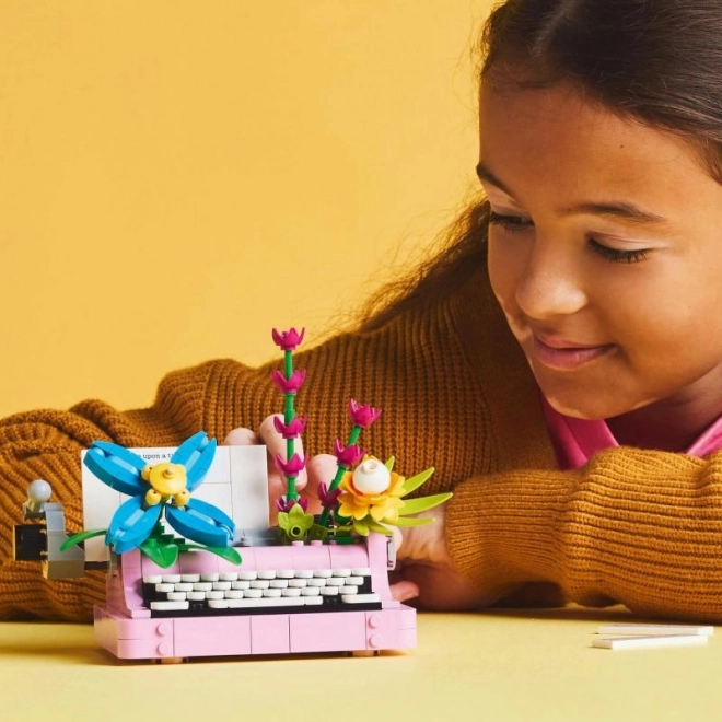 Lego Creator Blumen Schreibmaschine