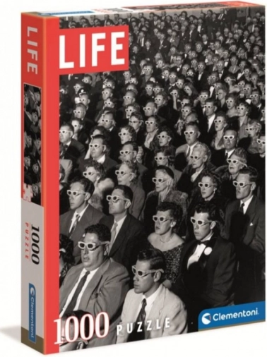 Ikonisches LIFE-Motiv in Schwarz-Weiß