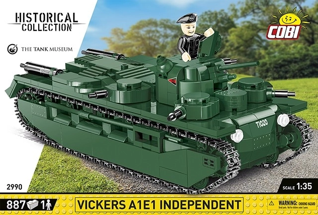 Konstruktionsset Panzer Vickers A1E1 Independent