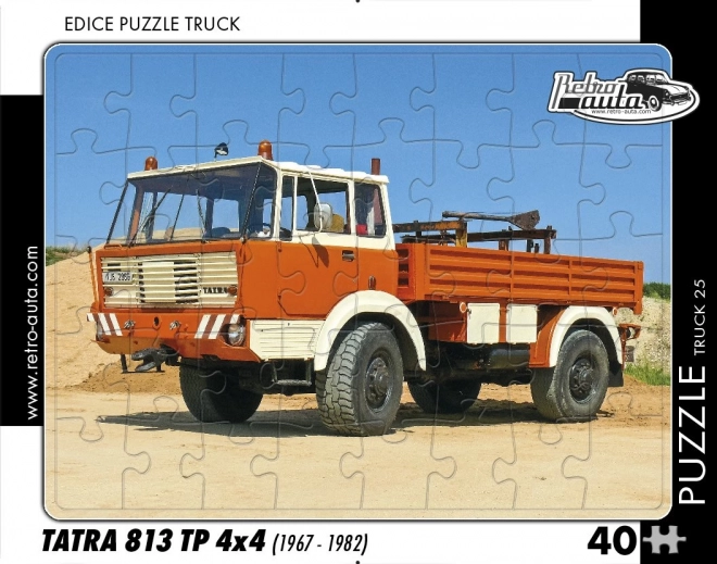 Retro Oldtimer Puzzle TRUCK Tatra 813 TP 4x4