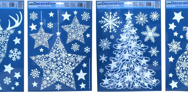 Weihnachtsfensterdekoration 41x29 cm