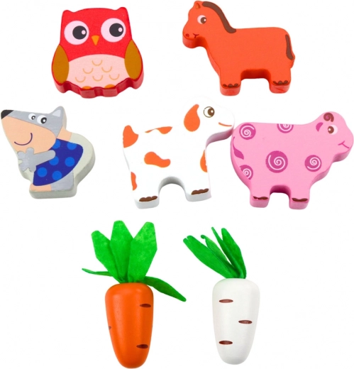 Bunte Tierfiguren zum Lernen und Erzählen