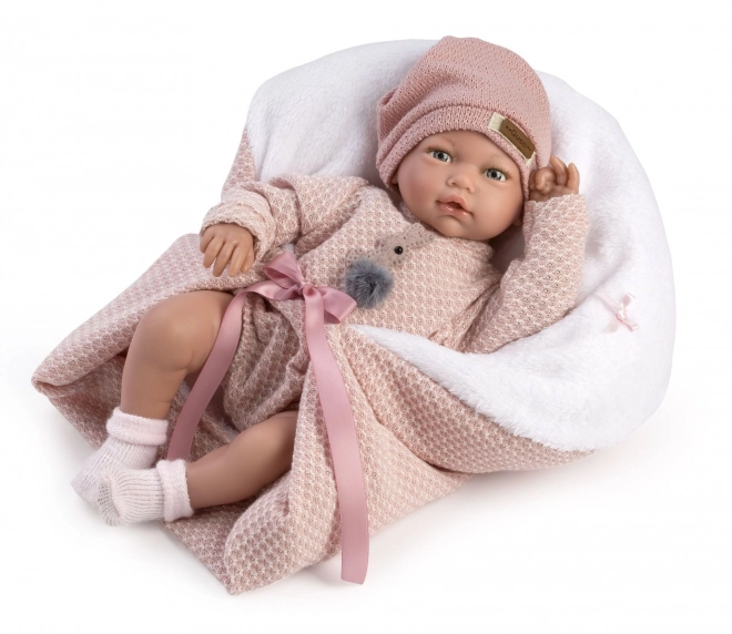 Realistische Babypuppe mit Geräuschen