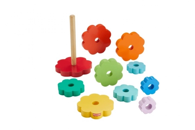 Fisher-Price Holzpyramide Bunte Blumen