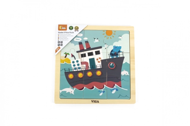 Holz Puzzle Schiff