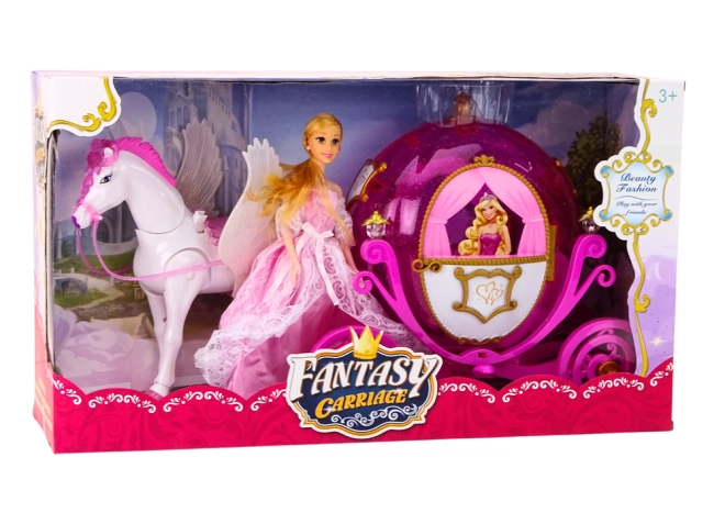 Prinzessin in rosa Kleid