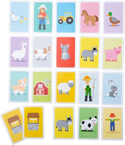 Fröhliche Bauernhof-Illustrationen für die Kleinsten