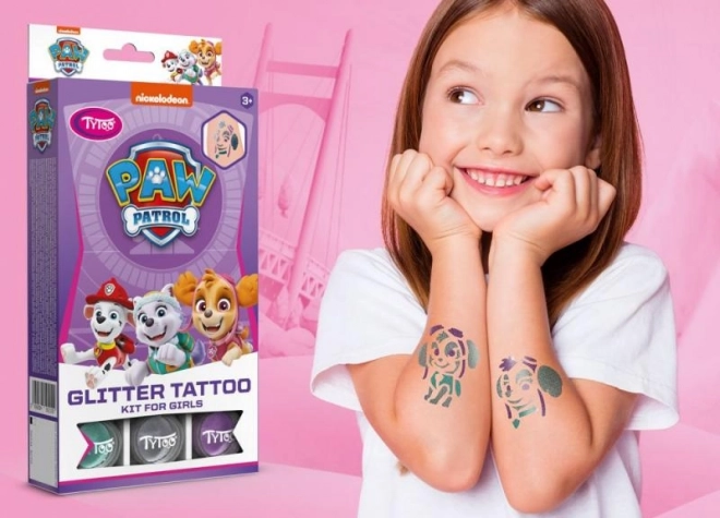 TyToo Glitzertattoos PAW Patrol für Mädchen