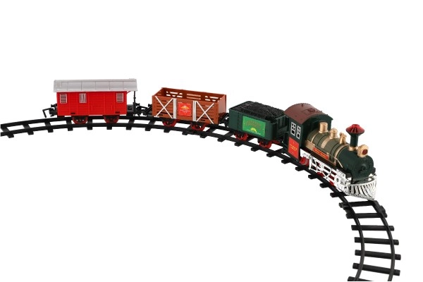 Beleuchtete Lokomotive