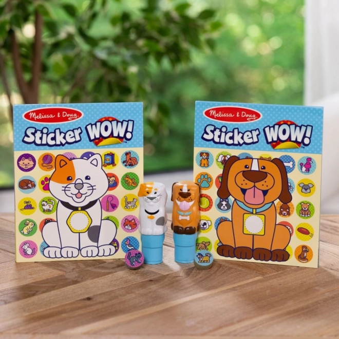 Sticker WOW! Doppelpack mit Aufklebern - Hund und Katze (900 Aufkleber)