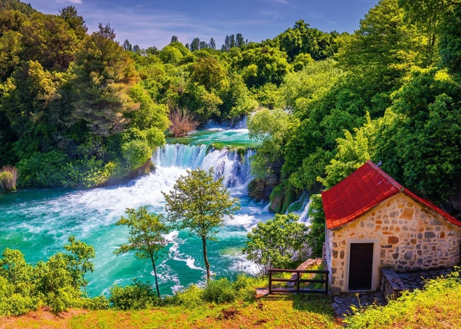 Puzzle Nationalpark Krka, Kroatien 1000 Teile