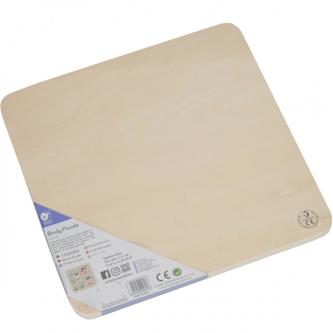Holzpuzzle Menschlicher Körper