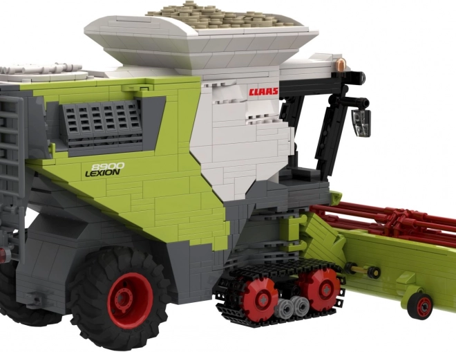 Bausteinset Brixies Plus Claas Lexion 8900 Terra Trac mit Anhänger