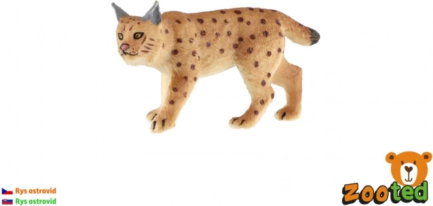 Plastikfigur Luchs 8 cm