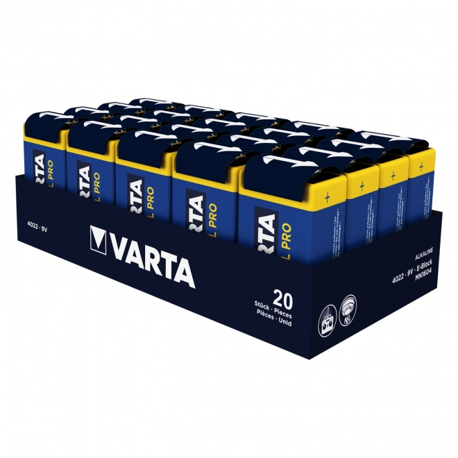 9V Alkalibatterie Varta Industrial Pro