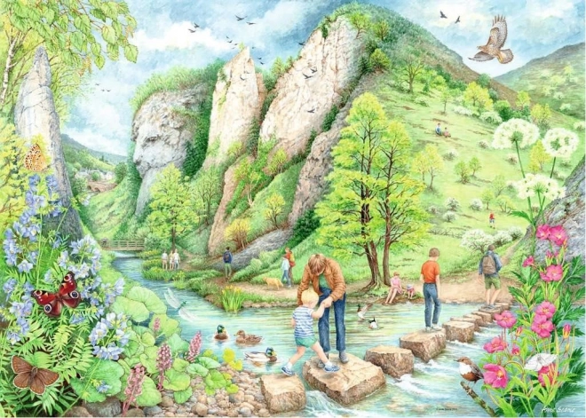 Puzzle Spaziergänge Dovedale 1000 Teile