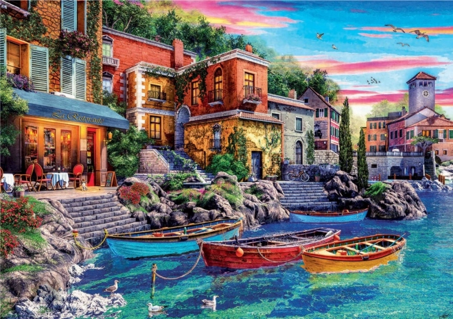 Puzzle Sonnenuntergang Como Italien 3000 Teile