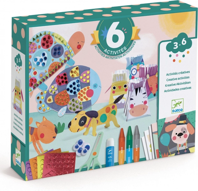 DJECO Kreativ-Set Haus voller Tiere