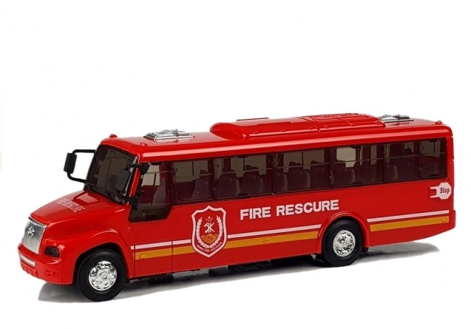 Leuchtendes Feuerwehrbus-Modell