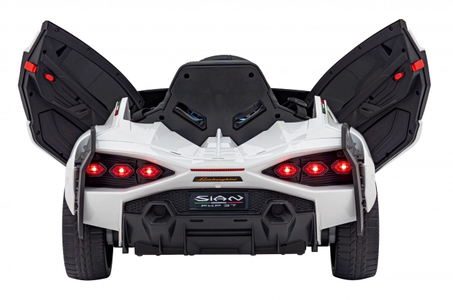 Lamborghini SIAN Kinderauto mit Batterie und Fernbedienung – Weiß