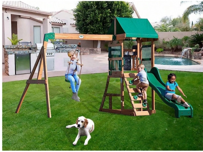 Kinder Rundscheibe Gartenschaukel Seil dick – Blau