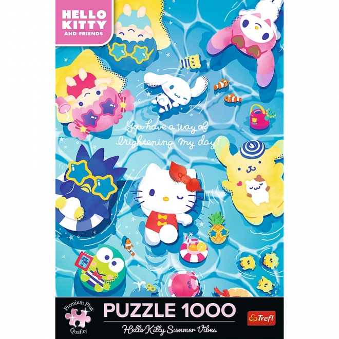 Puzzle 1000 Teile Hello Kitty Sommerentspannung