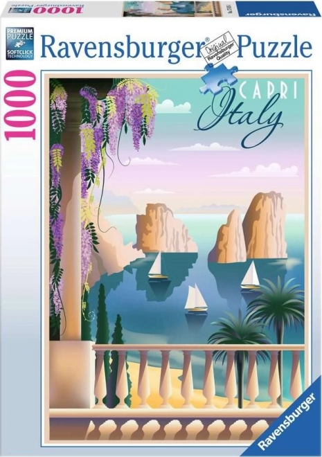 Ravensburger Puzzle Postkarte aus Capri 1000 Teile