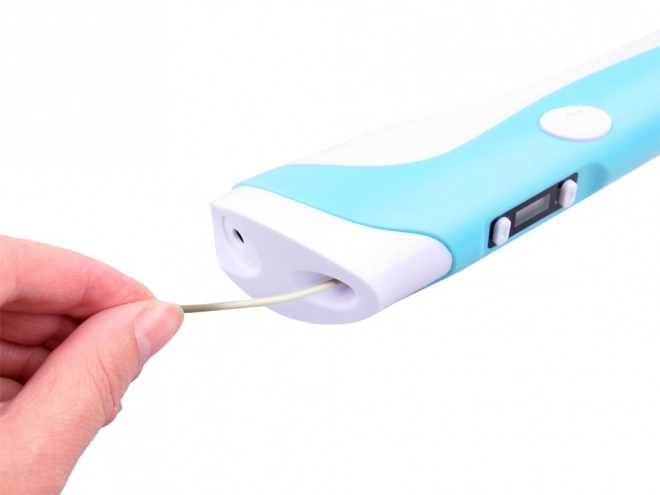 Magischer 3D-Stift mit Filamenten – blau