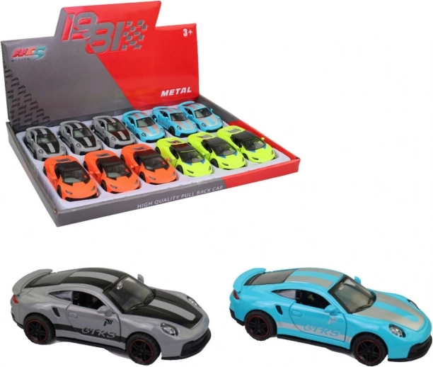 Kinderautos 1:43 - Set mit 12 Stück im Display-Box