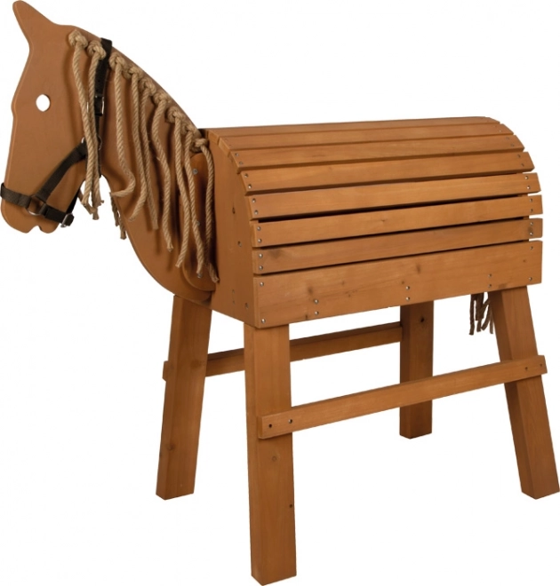 Braunes Holzpferd Small Foot