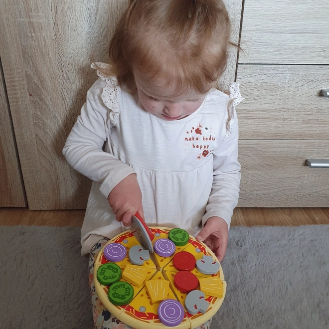 Bigjigs Toys Holz Pizza zum Schneiden