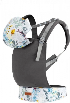 ergonomische Trage MoMi Collet – Blumenmuster