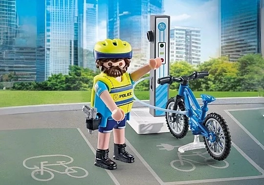 Polizei Fahrradstreife von Playmobil